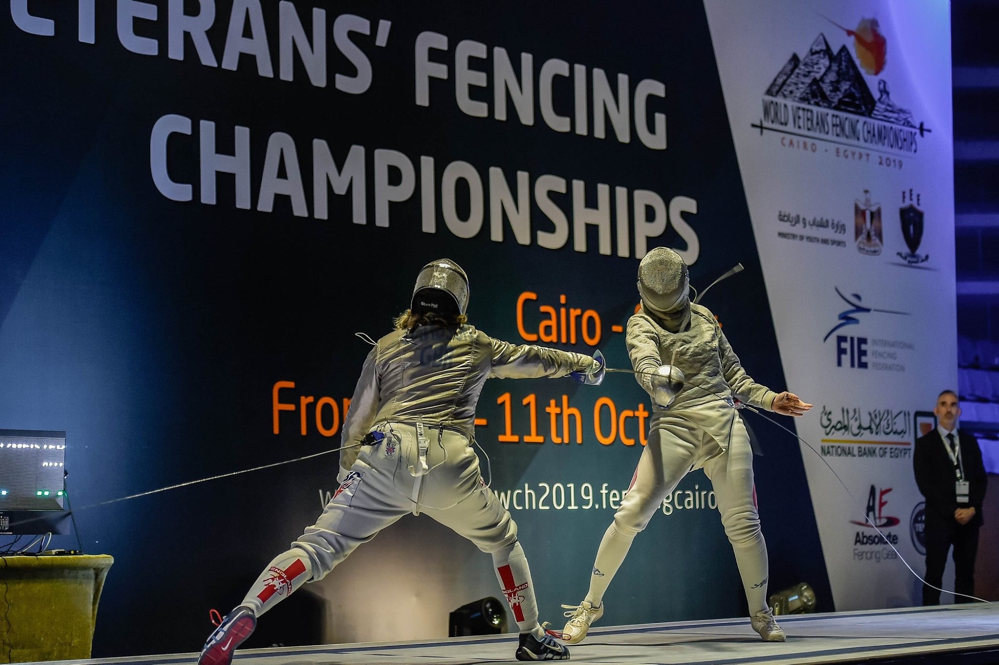 Dorothea Tanzmeister im Finale - Foto: Ehab EID, Egyptian Fencing Federation